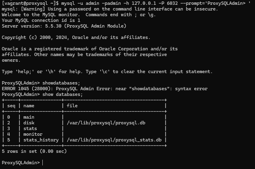 Proxysql