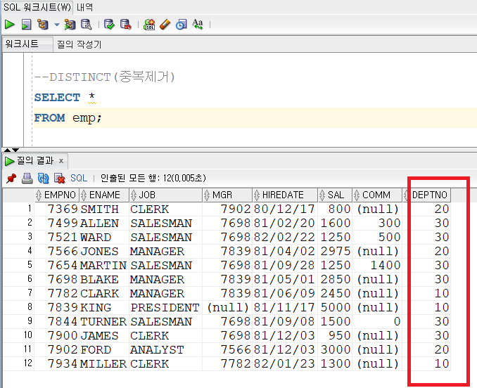 오라클 SQL과 PL/SQL-SELECT