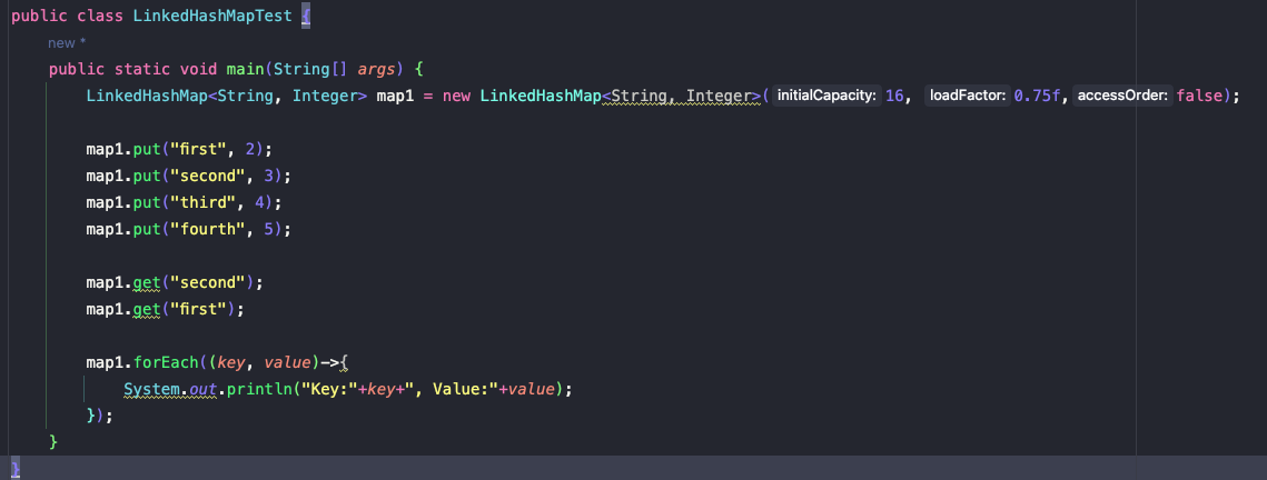 LinkedHashMap accessOrder 란?
