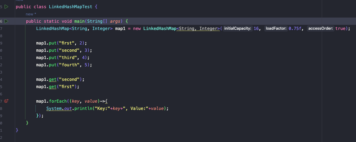 LinkedHashMap accessOrder 란?
