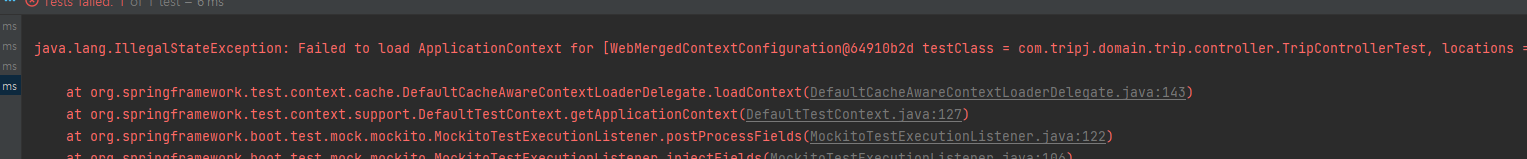 [Test] controller 테스트 할때 Error creating bean with name 'jpaQueryFactory ...