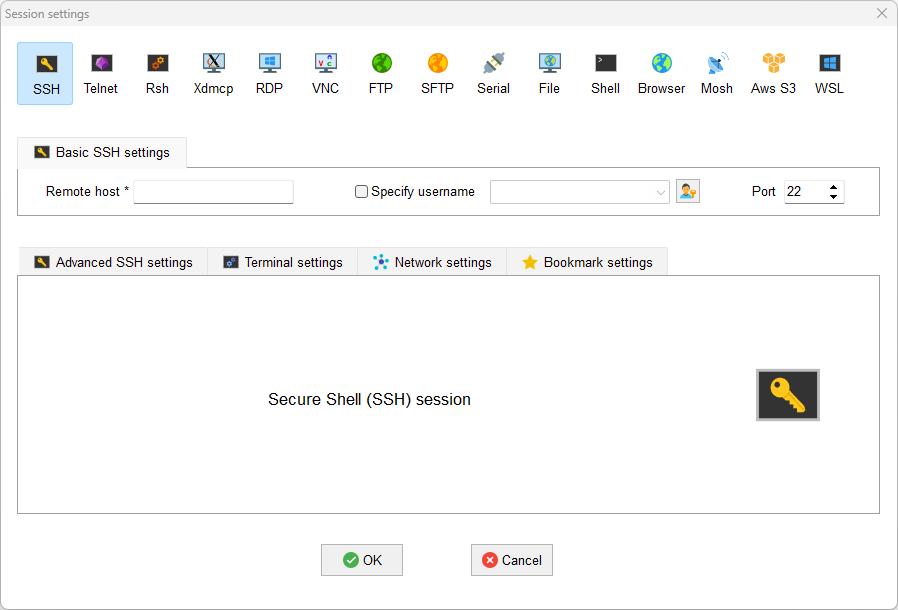 mobaxterm-ssh