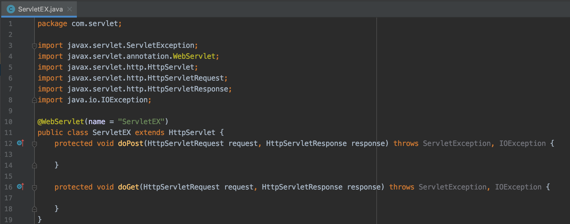 [JSP] intelliJ로 JSP 프로젝트 생성, Servlet 실행해보기
