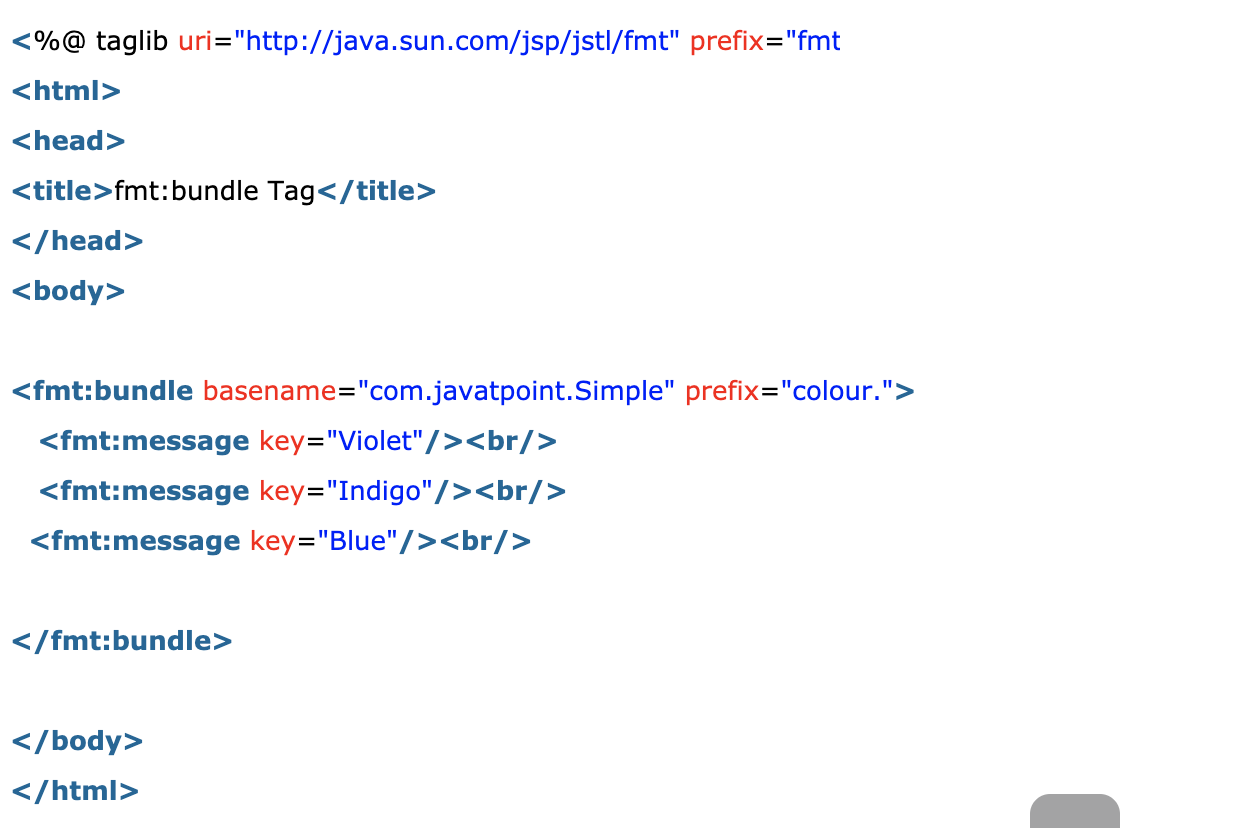 JSTL (JSP Standard Tag Library)